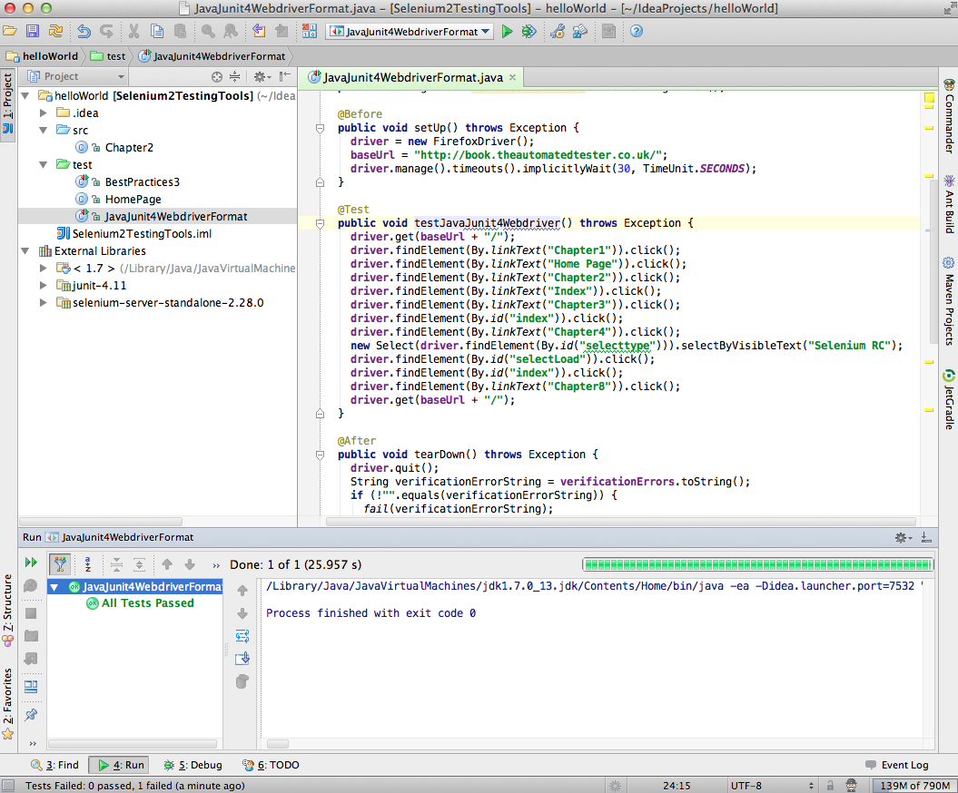 TESTHEAD: PRACTICUM: Selenium 2 Testing Tools Beginner's Guide: Design ...