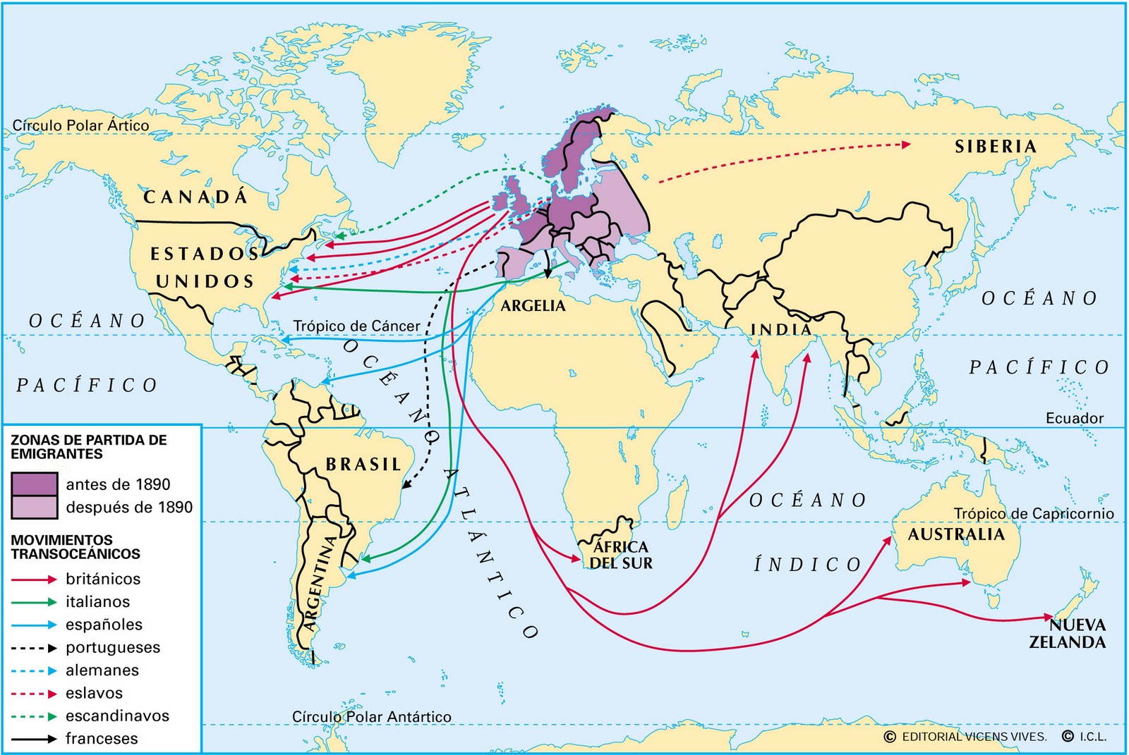 La Enseñanza De La Geografía Y La Historia Movimientos Migratorios