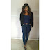 Actress UCHE JOMBO with her red lipstick makeup: photo!
