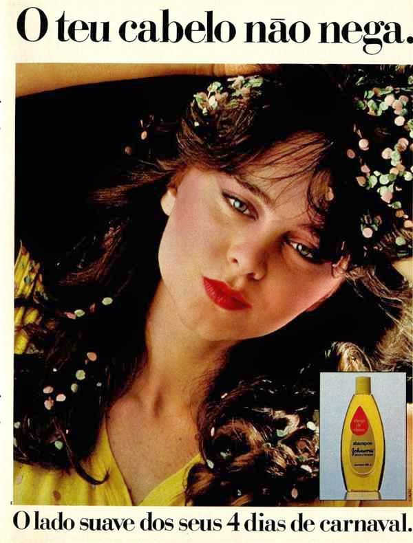 Propaganda do Shampoo Johnson & Johnson veiculada durante o carnaval de 1982.