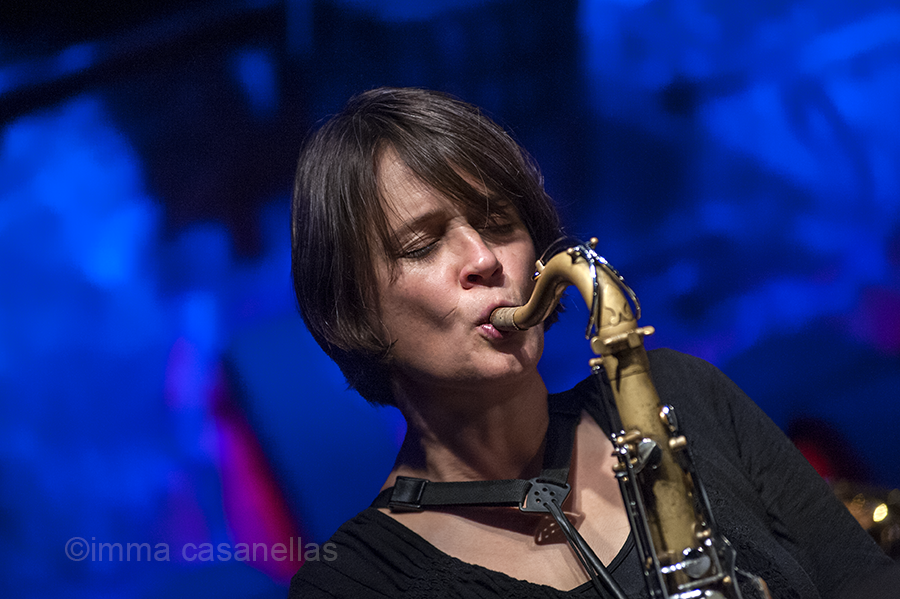 Ingrid Laubrock, Jamboree Jazz Club, Barcelona, 11-10-2015