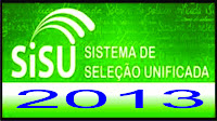 Inscrições para o sisu 2013