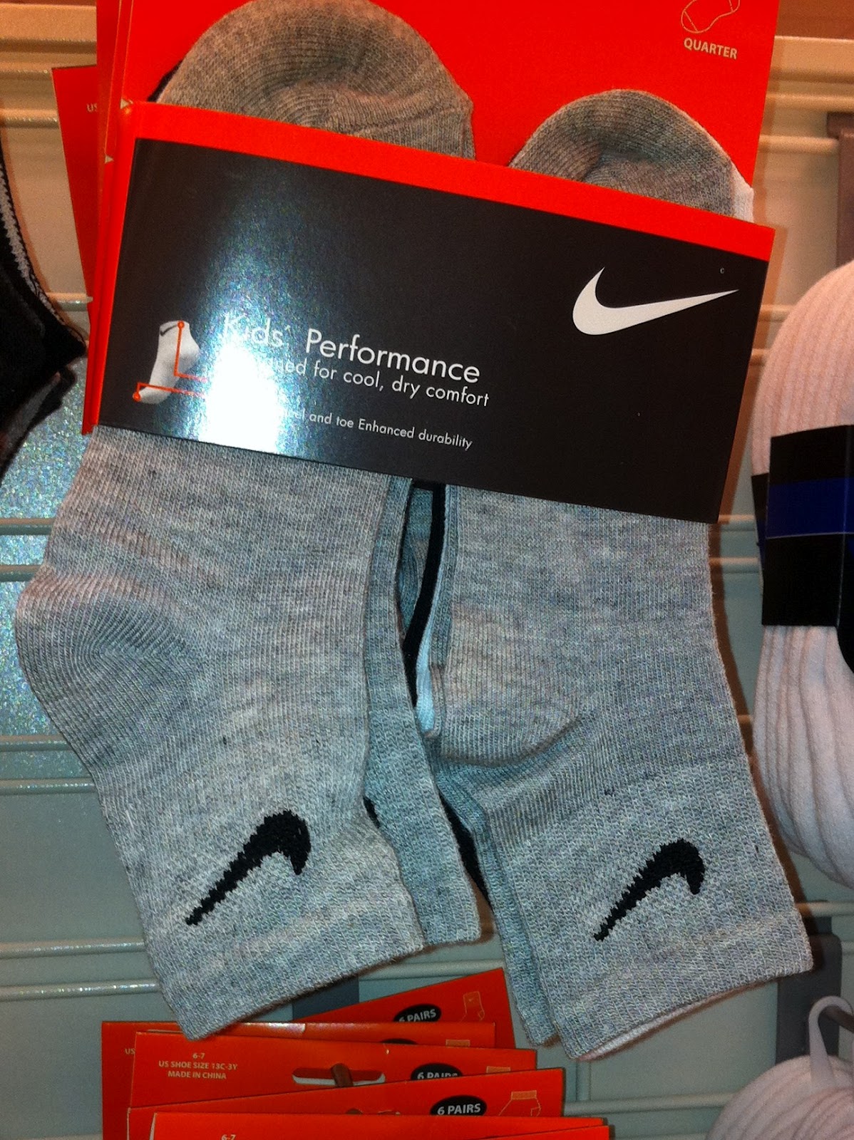 marshalls nike socks