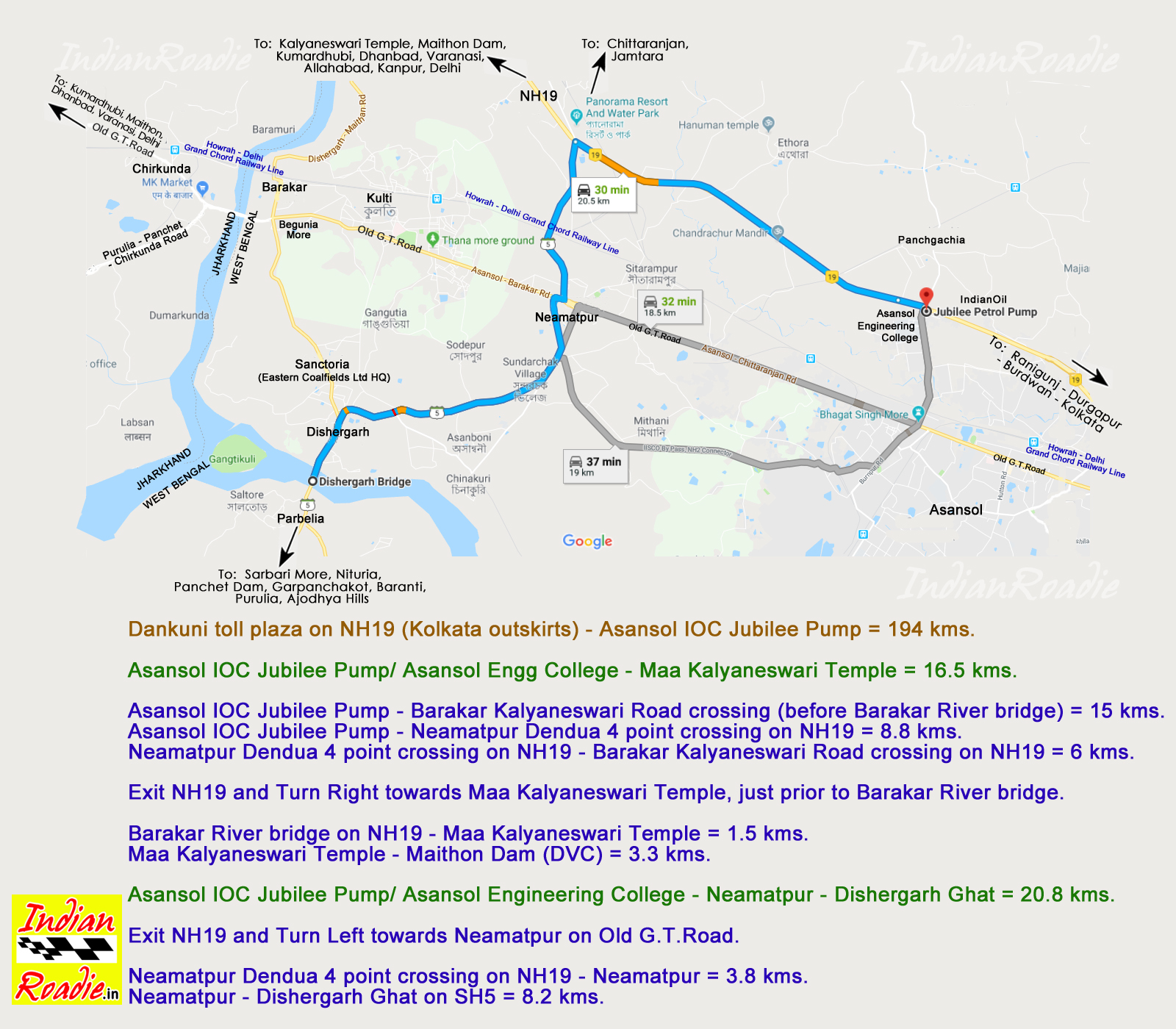 Kolkata To Asansol Distance By Road Indian Roadie: Road Trip Itinerary For 2 Days From Kolkata To Kalyaneswari,  Maithon Dam, Panchet Dam, Garpanchakot, Baranti And Back