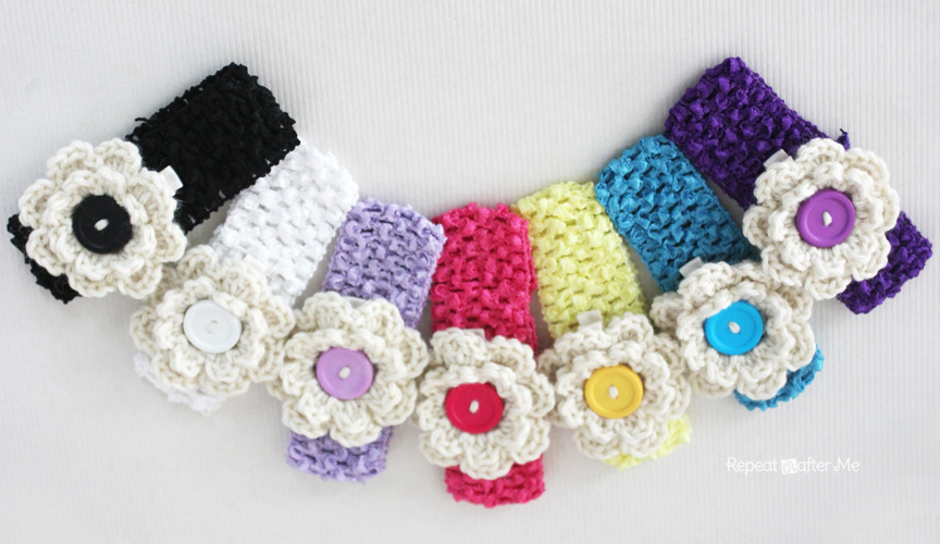 crochet hair clip pattern - Craft & Handmade Lover