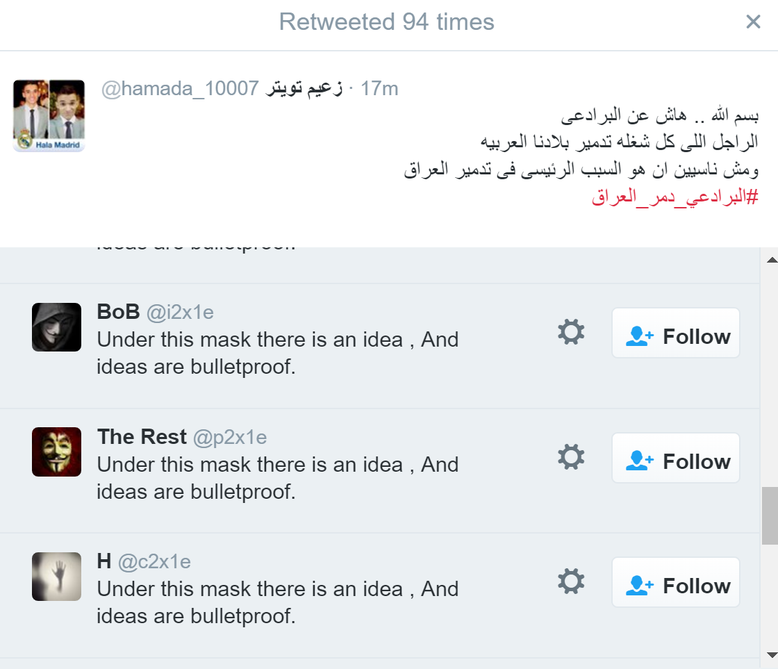 Egyptian Chronicles Egypt's trolls The fake Twitter accounts