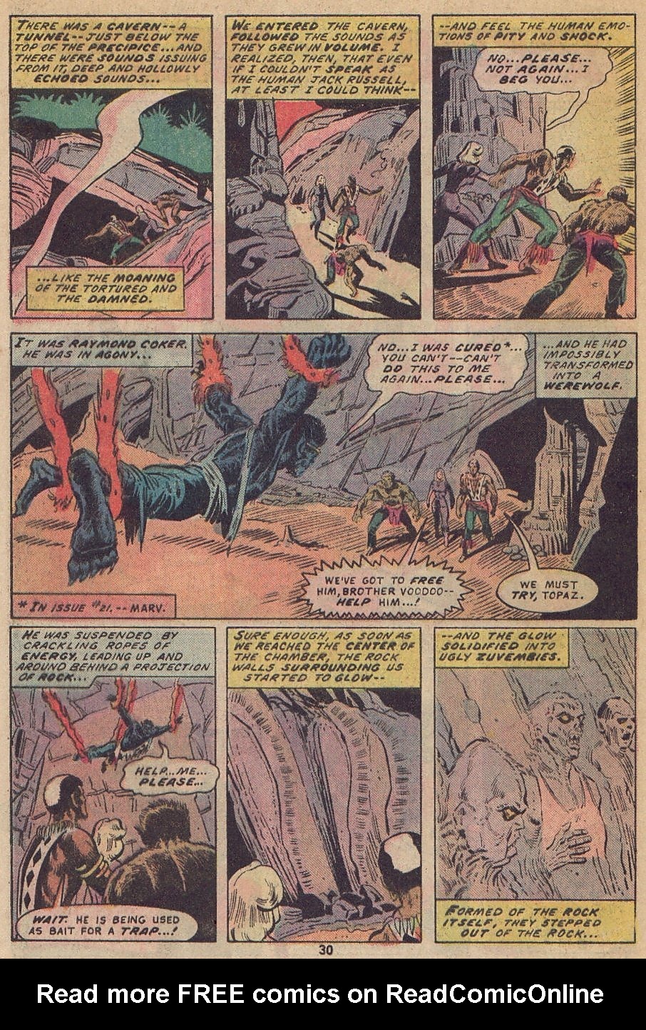 Read online Werewolf by Night (1972) comic -  Issue #39 - 20