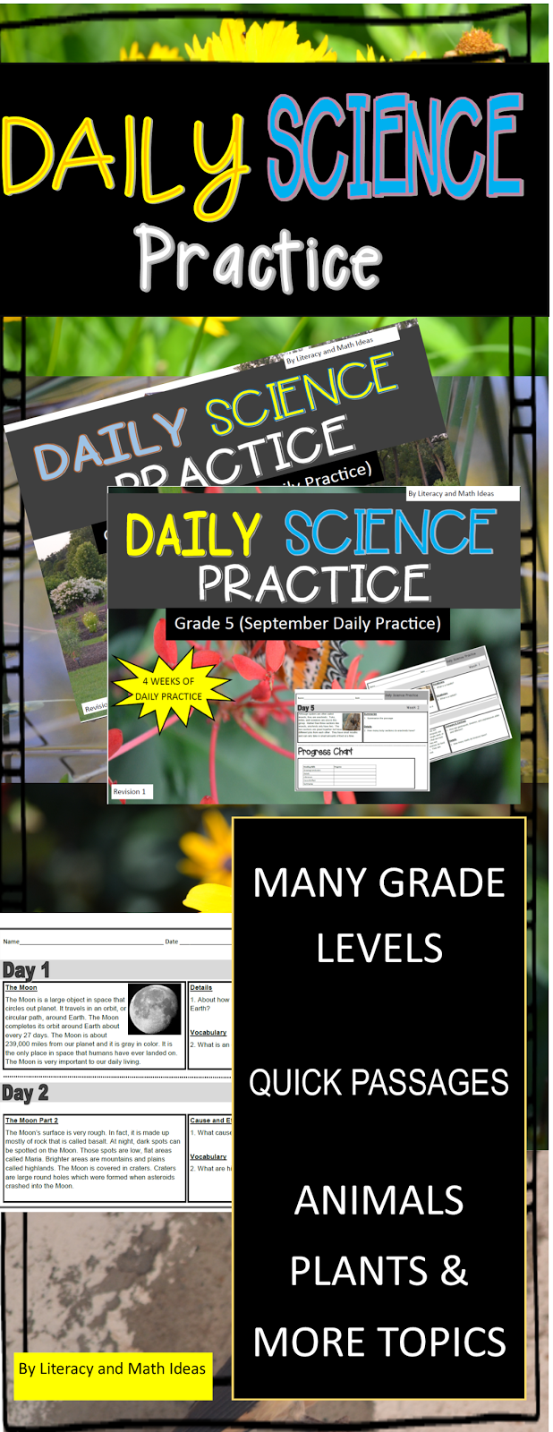 Literacy & Math Ideas Daily Science Practice