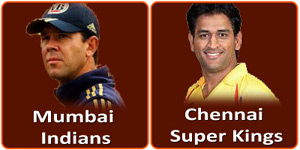 मुम्बई इंडियन्स बनाम चैन्नई सुपर किंग्स 5 मई 2013 को है।