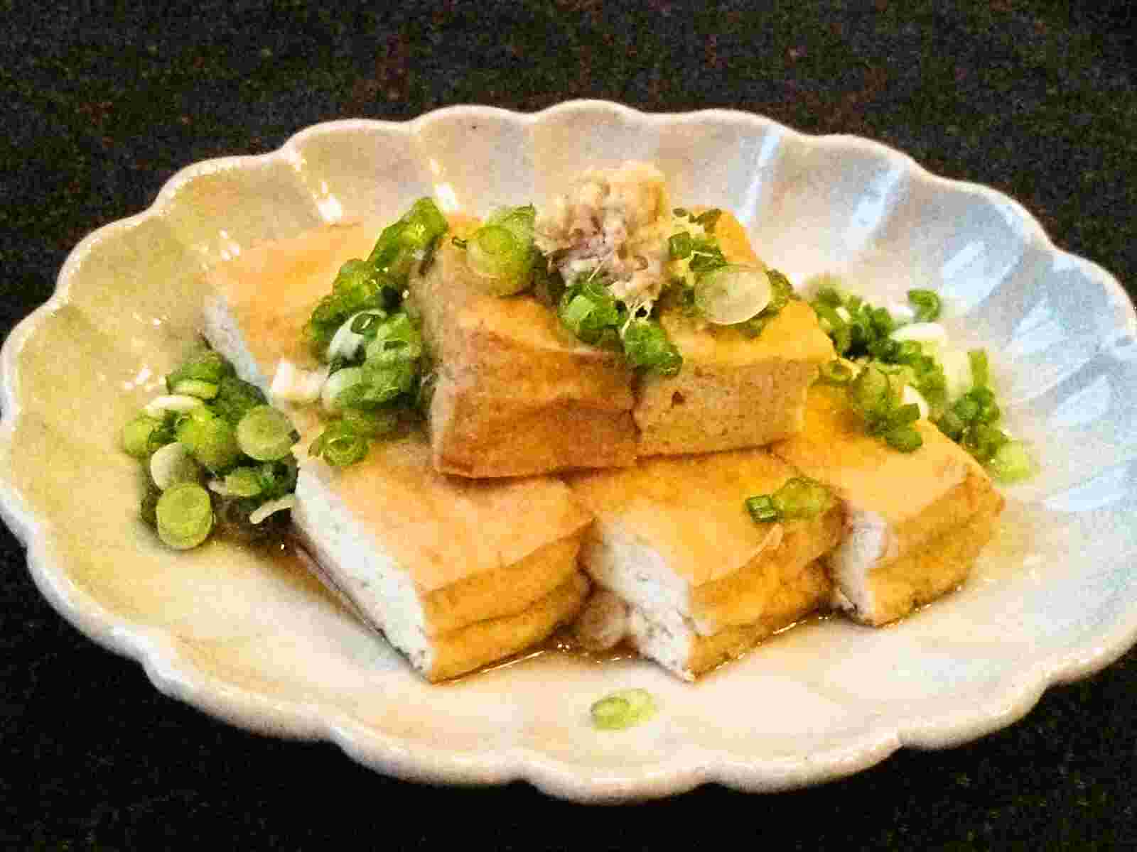 Recipes for Tom Atsuage no guriru / grilled deepfried tofu