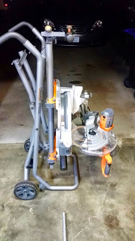 Ridgid Model MS1290LZA 12" Sliding Compound Dual Bevel Miter Saw with