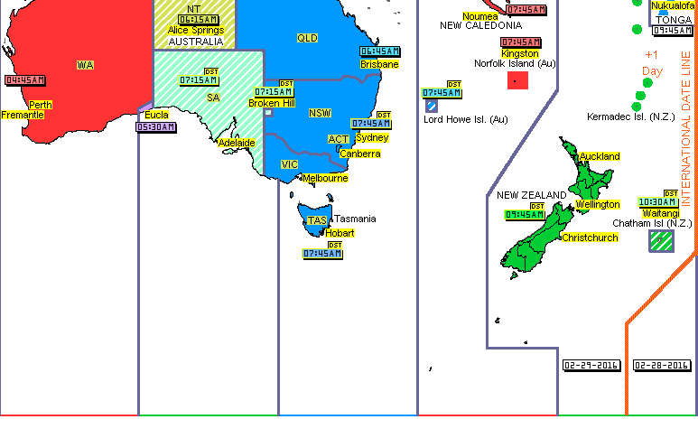 Филиппины разница во времени. Часовые пояса Австралии на карте. Сколько часовых поясов в Австралии. Часовой пояс Сиднея. Часовая карта Австралии.