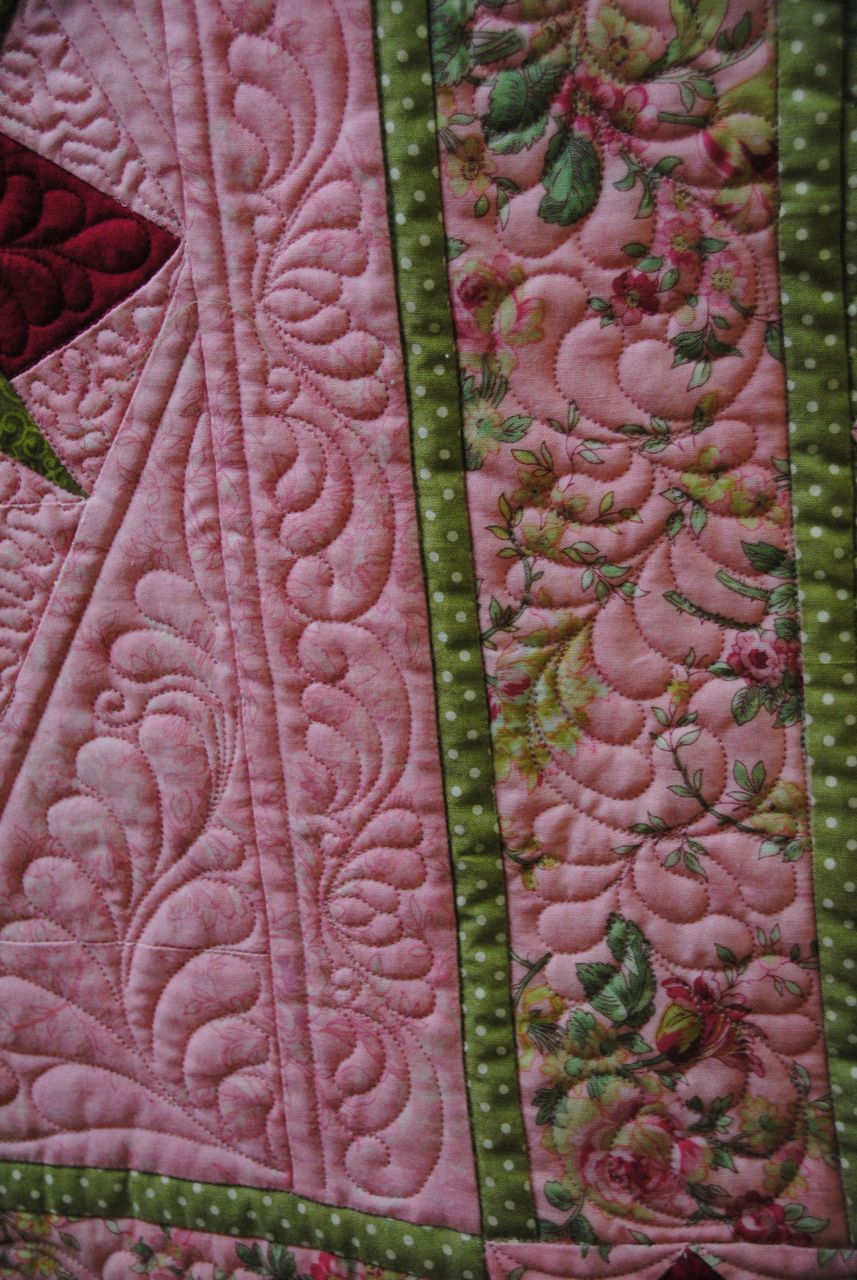 William Morris in Quilting Gumtree Quilters Glow
