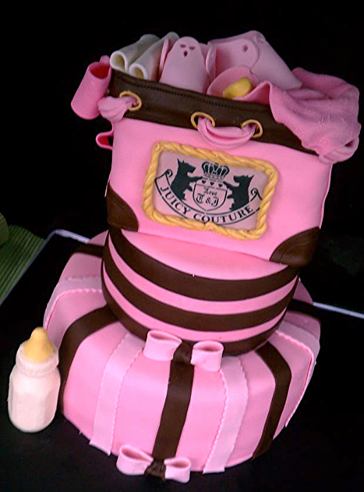 Sweet Cakes: Juicy Couture Baby Shower Cake