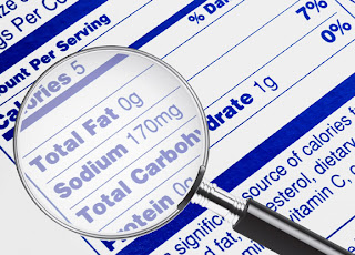 Nutrition Facts label - read and compare this label to determine whether or not the product is healthy, rather than relying on claims on the food package