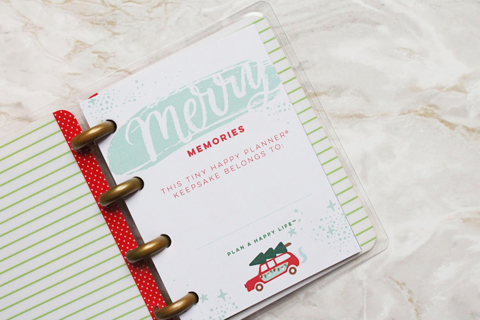 The Happy Planner Christmas Keepsake — Hannah Heartss