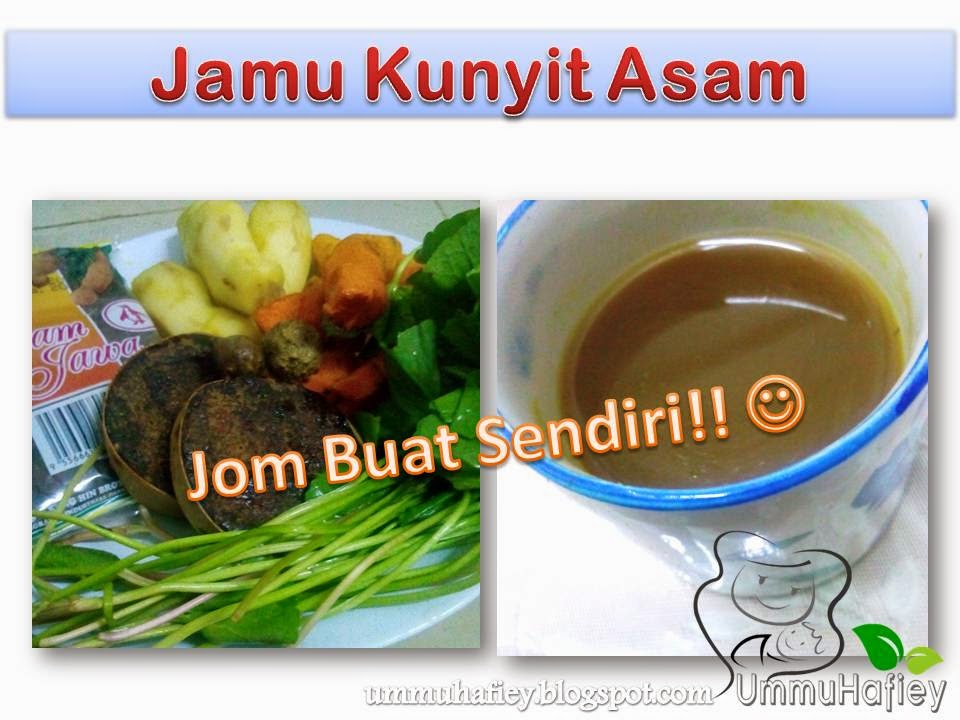 Officially a Working At Home Mom (WAHM): Jamu Kunyit Asam -DIY