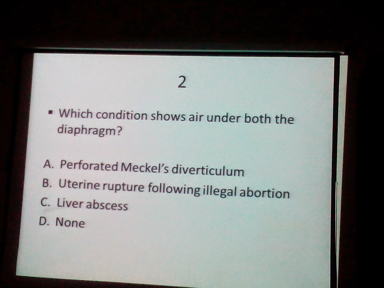 Lecture Slides; Radiology; Midterm test