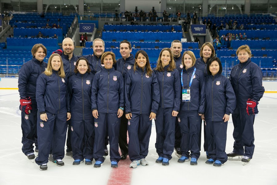 Jeff Cable's Blog Team photos and practice for the women of USA Hockey