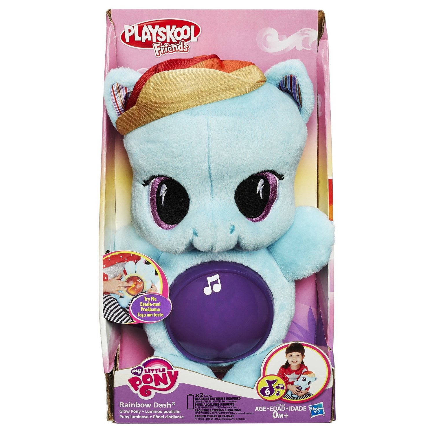 Playskool Friends Rainbow Dash Glow Pony Available on Amazon MLP Merch