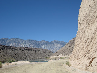 Bishop tuff alongside the Owens Canal near Bishop, California