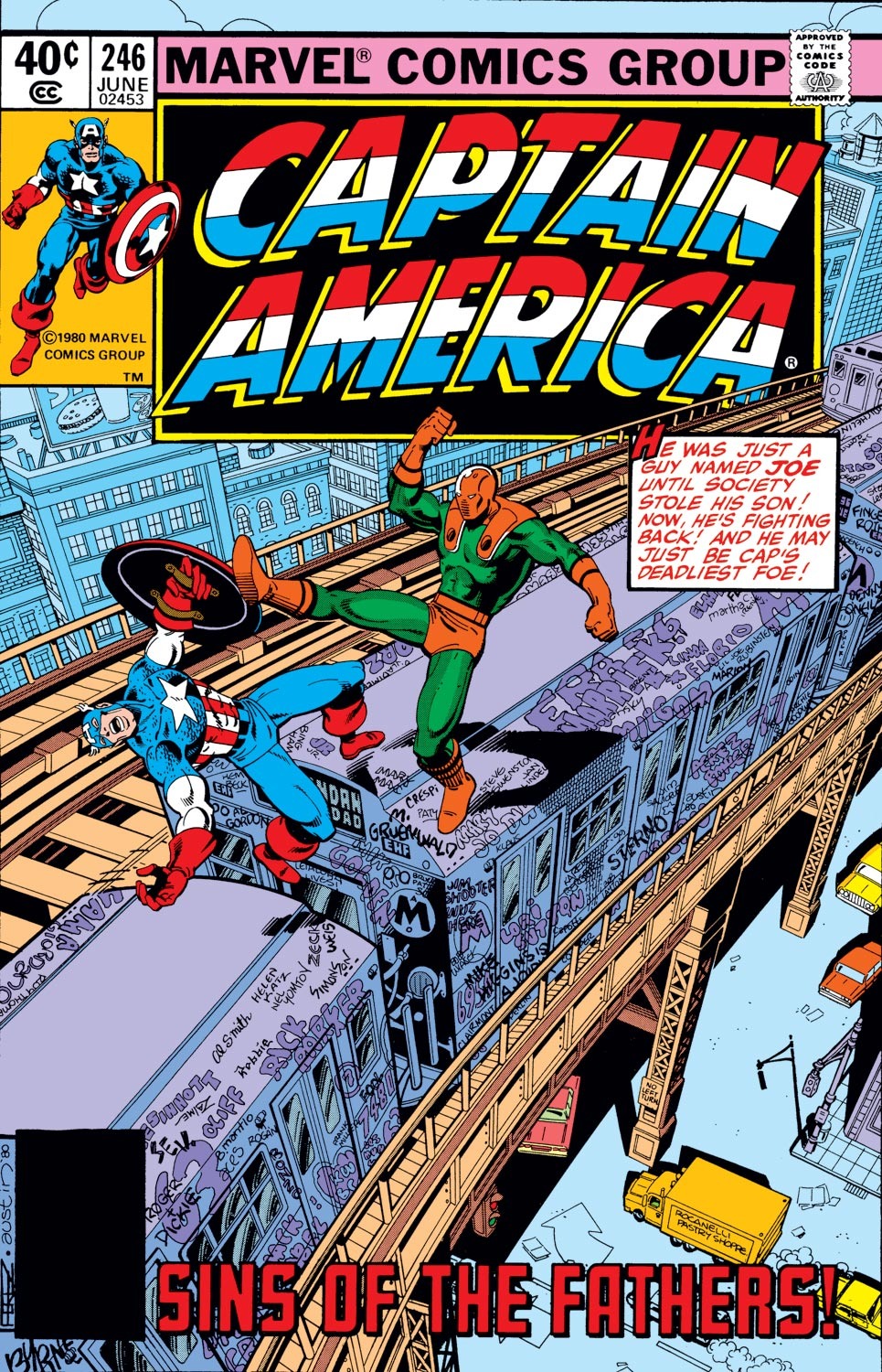 Read online Captain America (1968) comic -  Issue #246 - 1