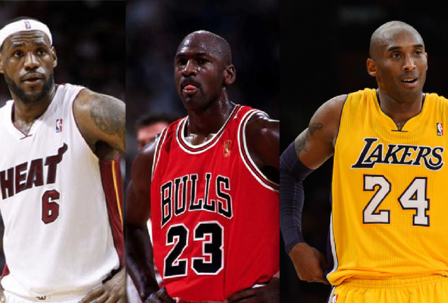 Michael Jordan Lebron James Kobe Bryant NBA gratis free online en vivo MVP historia