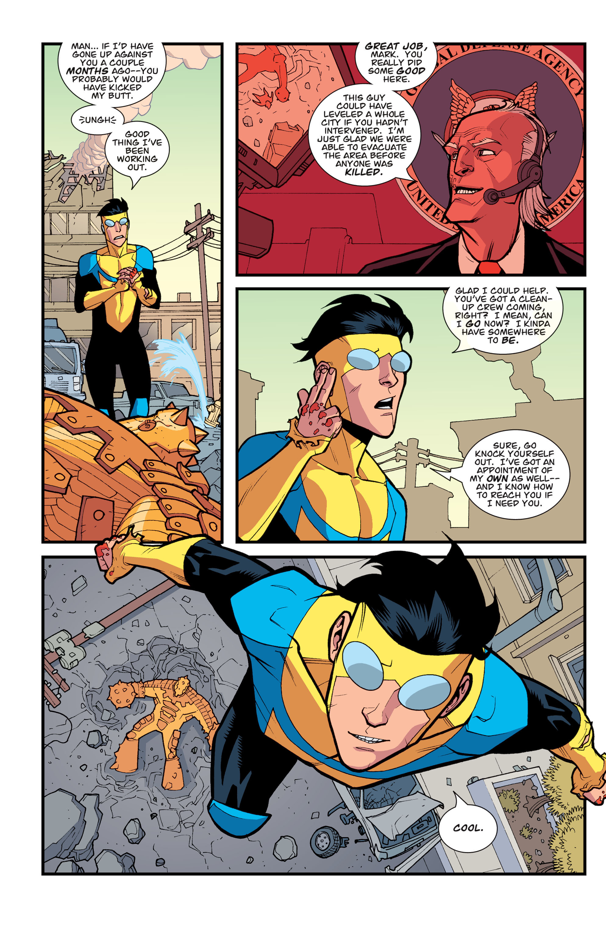 Read online Invincible comic -  Issue # _TPB 7 - Threes Company - 100