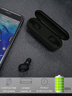 Ocool Mini Earbuds - 5.0 Bluetooth with Charger Case