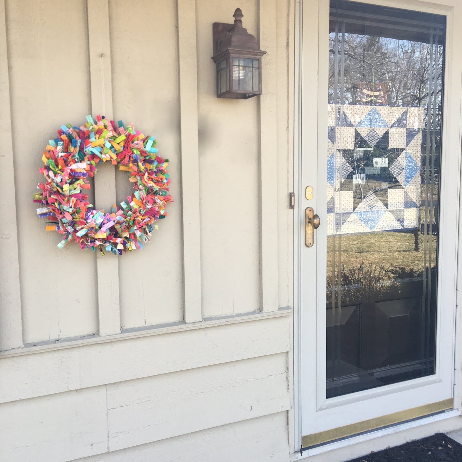 Grace and Peace Quilting How To Make a Wreath From Fabric Strips