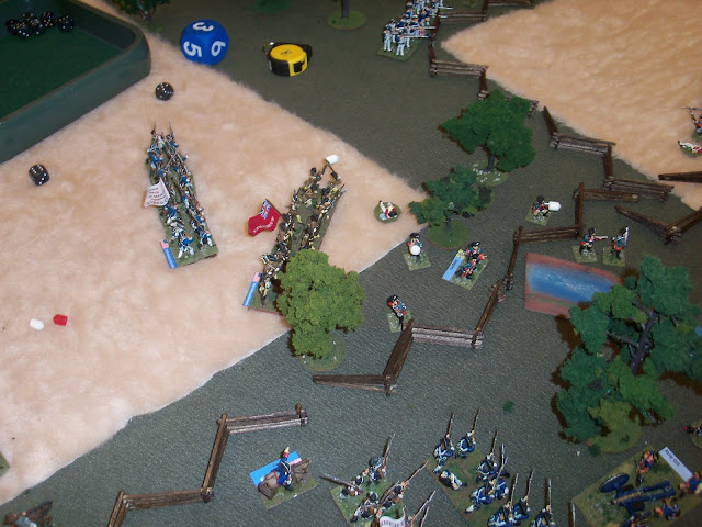 Bemis Heights AWI Black Powder game at Little Wars