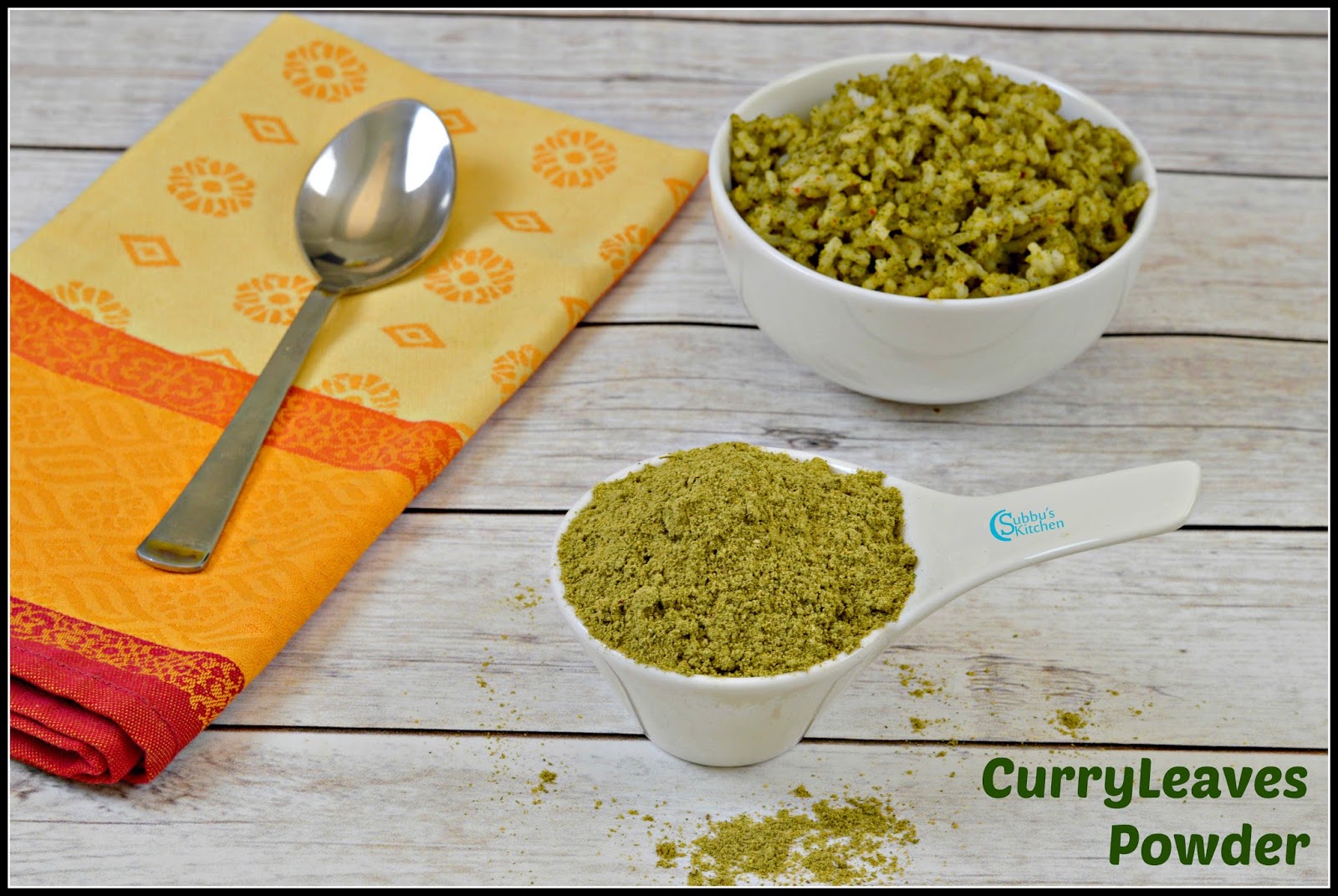 Curry Leaves powder recipe (Karuveppilai podi) Subbus Kitchen