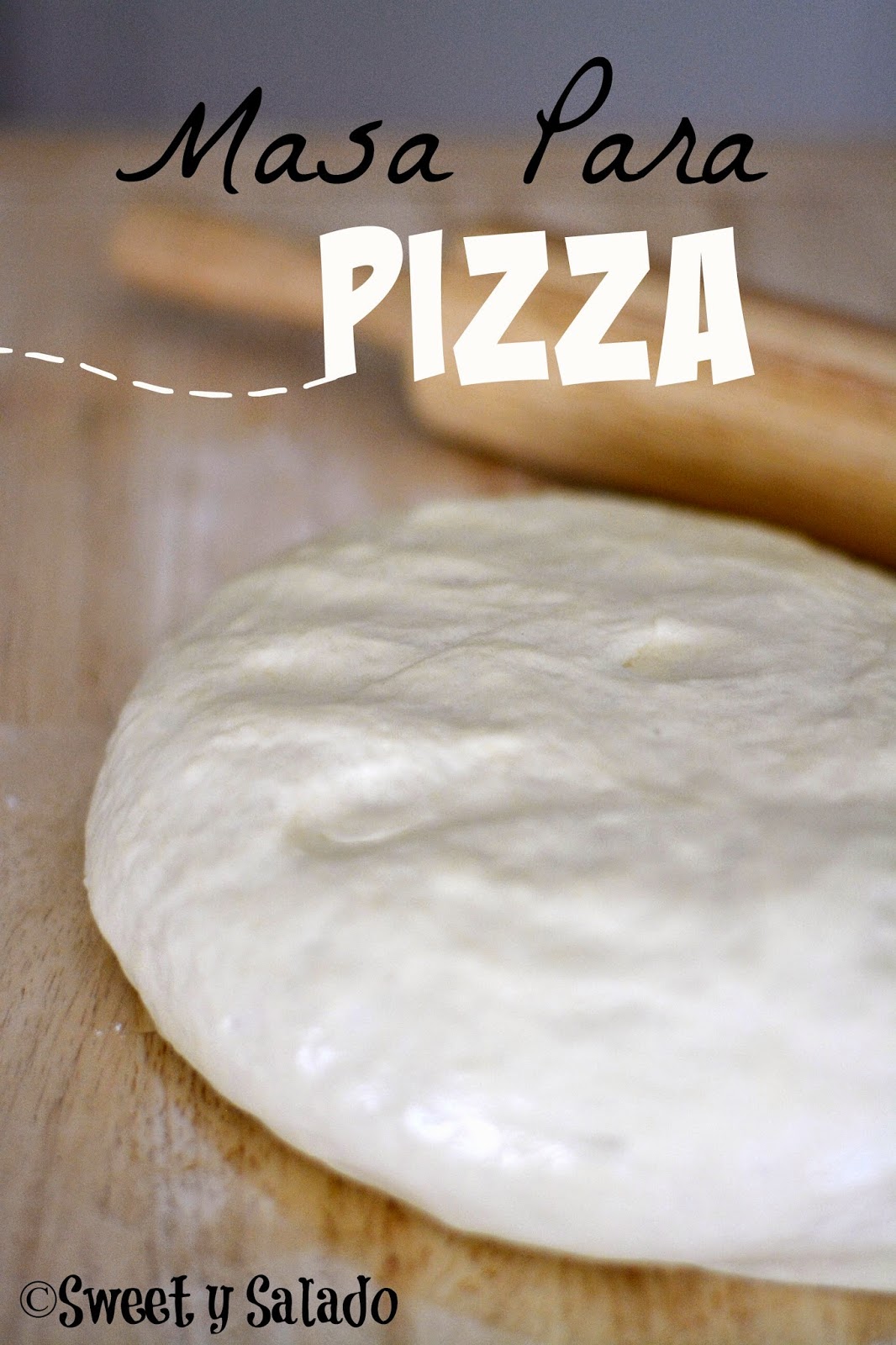 hacer masa de pizza con harina con levadura