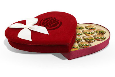 burger king ad valentine heart box of burgers