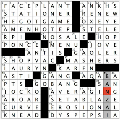 Rex Parker Does the NYT Crossword Puzzle Game also called 