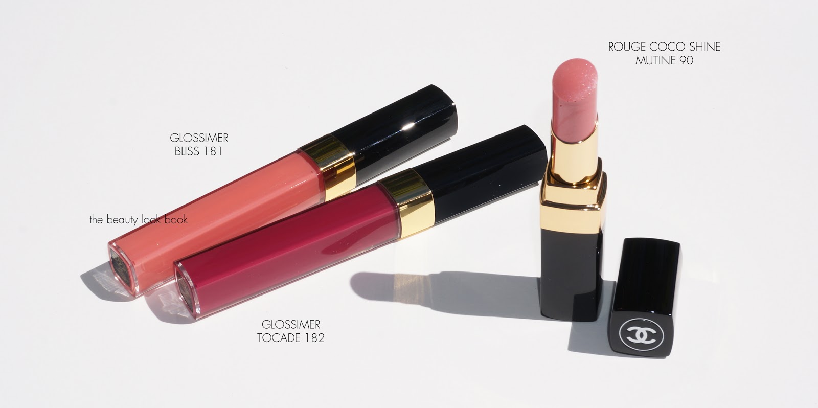 Chanel Mutine #90 Rouge Coco Shine, Bliss #181 and Tocade #182
