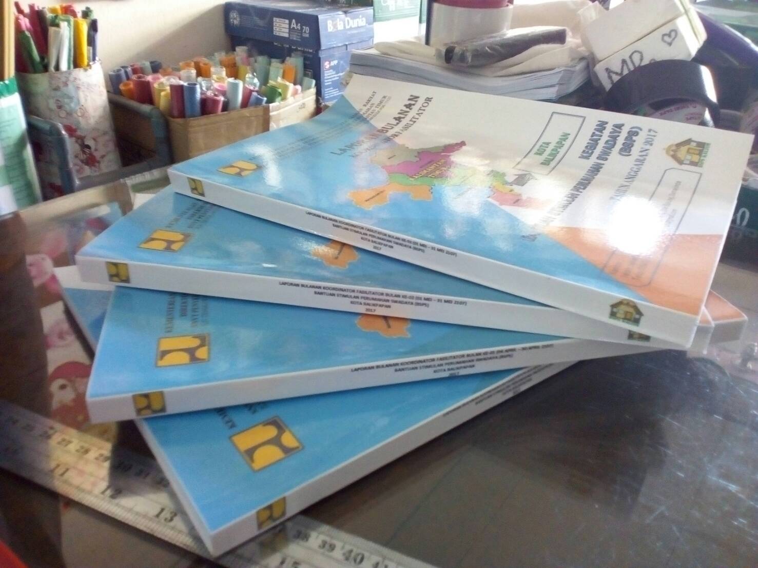 Jilid SOFTCOVER laminasi