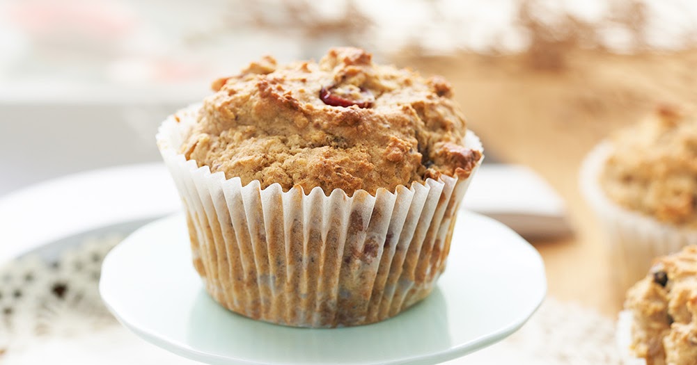 dailydelicious Dried fruit Flaxseed Muffins High fibre muffins
