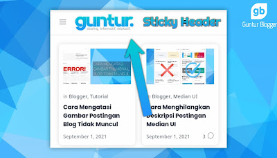cara membuat header median ui menjadi sticky header tutorial membuat header median ui menjadi sticky header