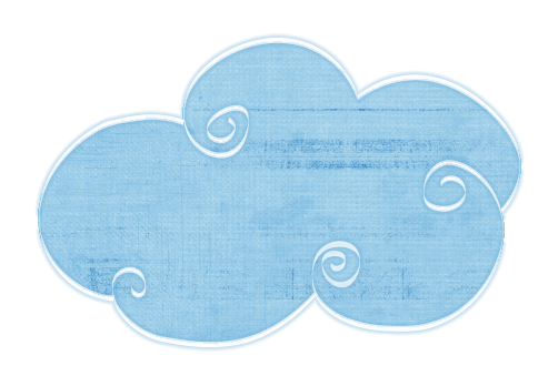 Clipart de Mariposas y Nubes.