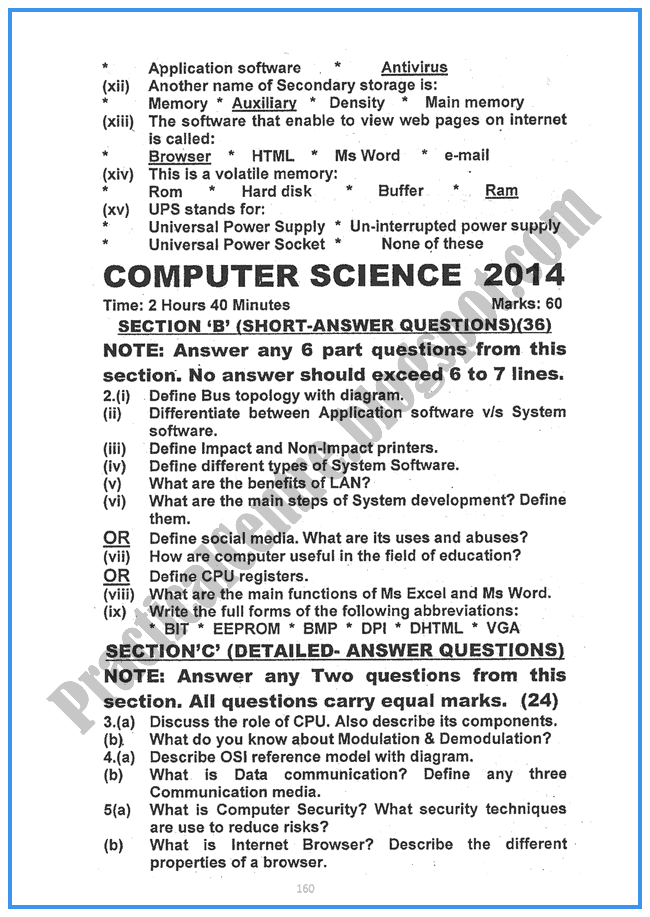 Computer-science-2014-Five-year-paper-class-xi