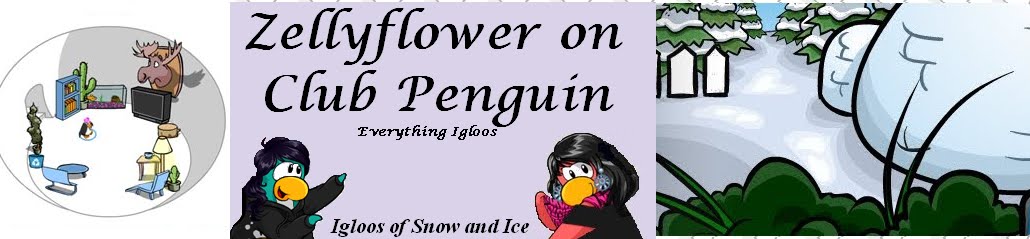 Club Penguin Igloo Ideas with Zellyflower