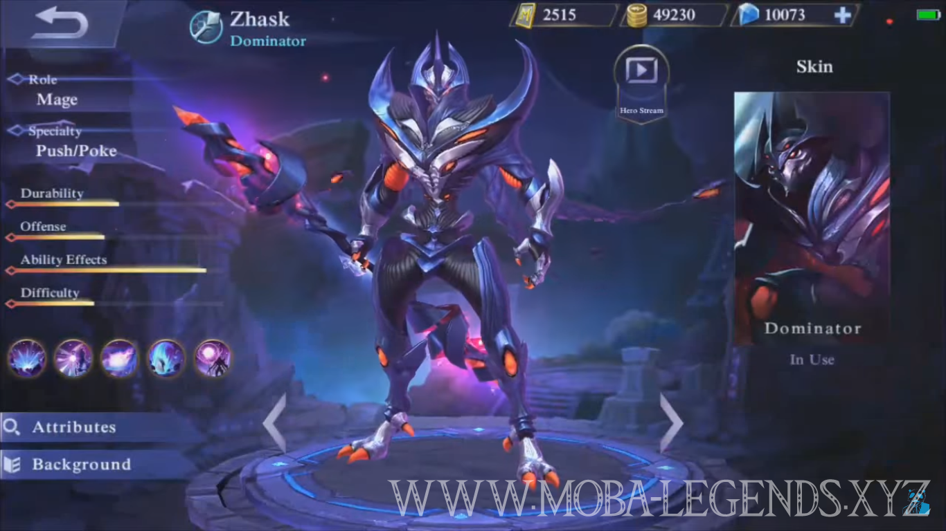Zhask Hero Baru Mobile Legends Bang Bang Dengan 4 Skill MOBA