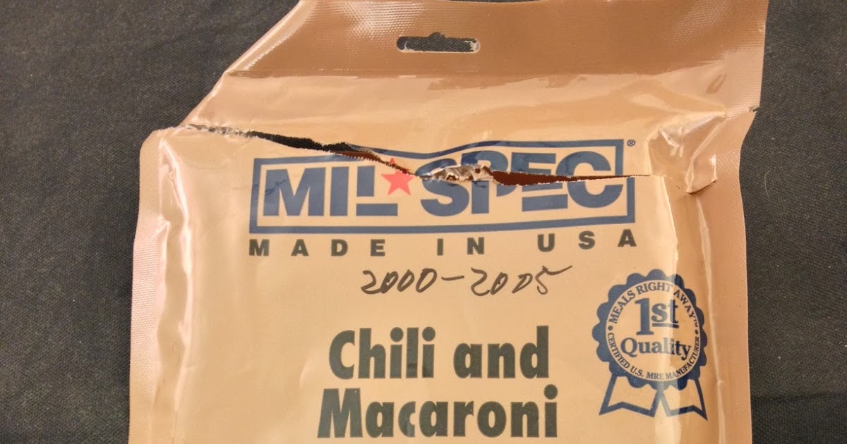 QUAKETIPS MRE shelflife followup Ever wonder what a 14yearold MRE