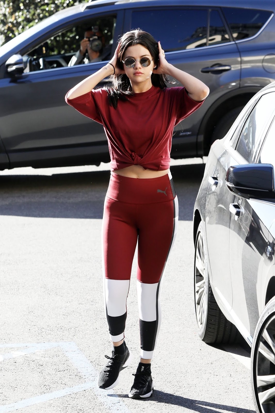 Selena Gomez - Hits the gym for another pilates session in Los Angeles