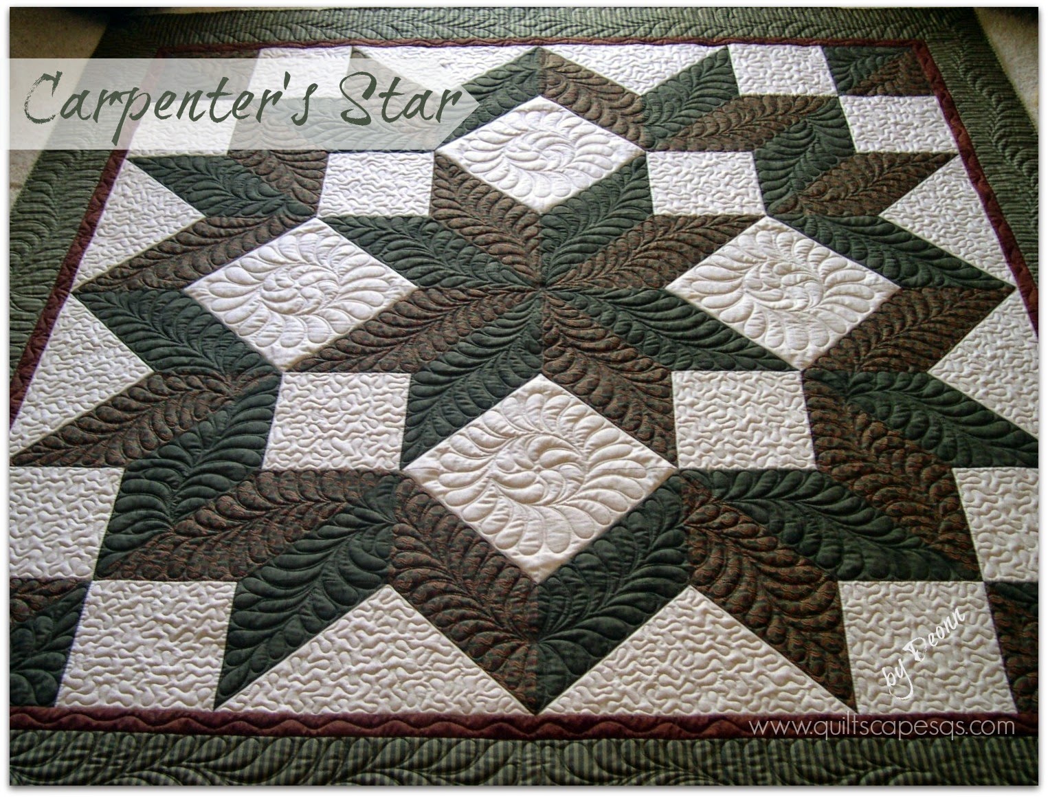 .Quiltscapes. A Carpenter's Star