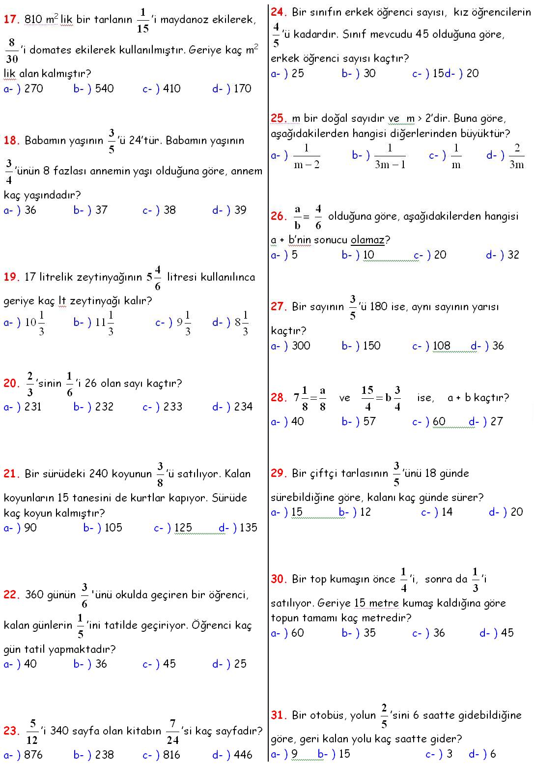 5 sınıf matematik problemleri ve çözümleri çarpma - Software Free Download