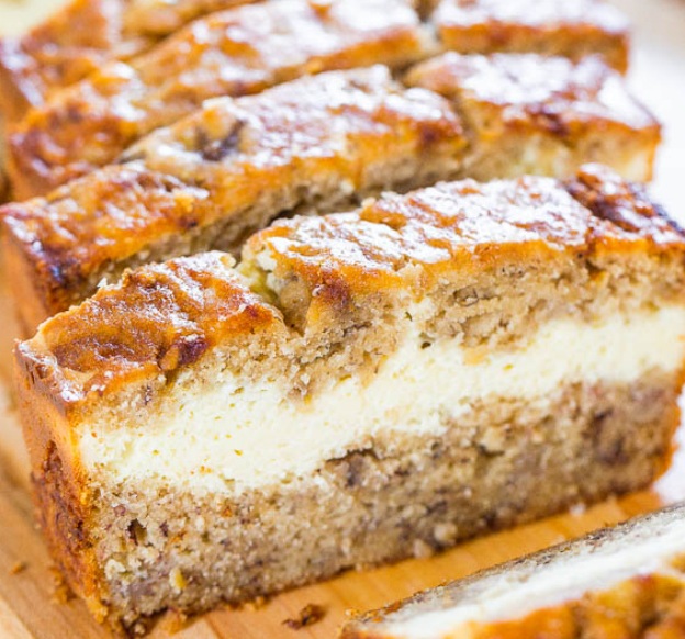 your recipes Cream CheeseFilled Banana Bread