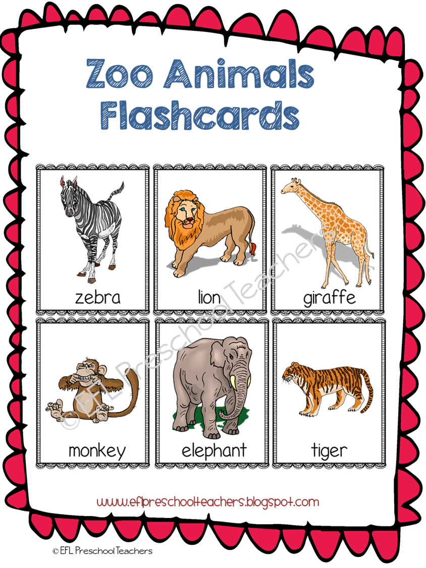 Animal Chart For Kindergarten