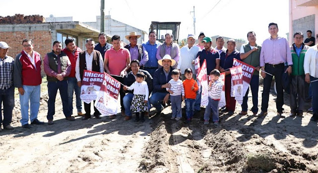 Carlos Morales invertirá cerca de 4 mdp en infraestructura para Huejotzingo